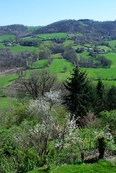 La valle au printemps