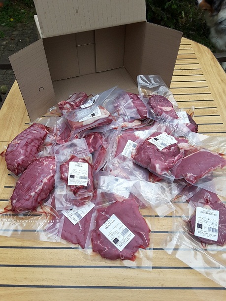 Colis de veau bio